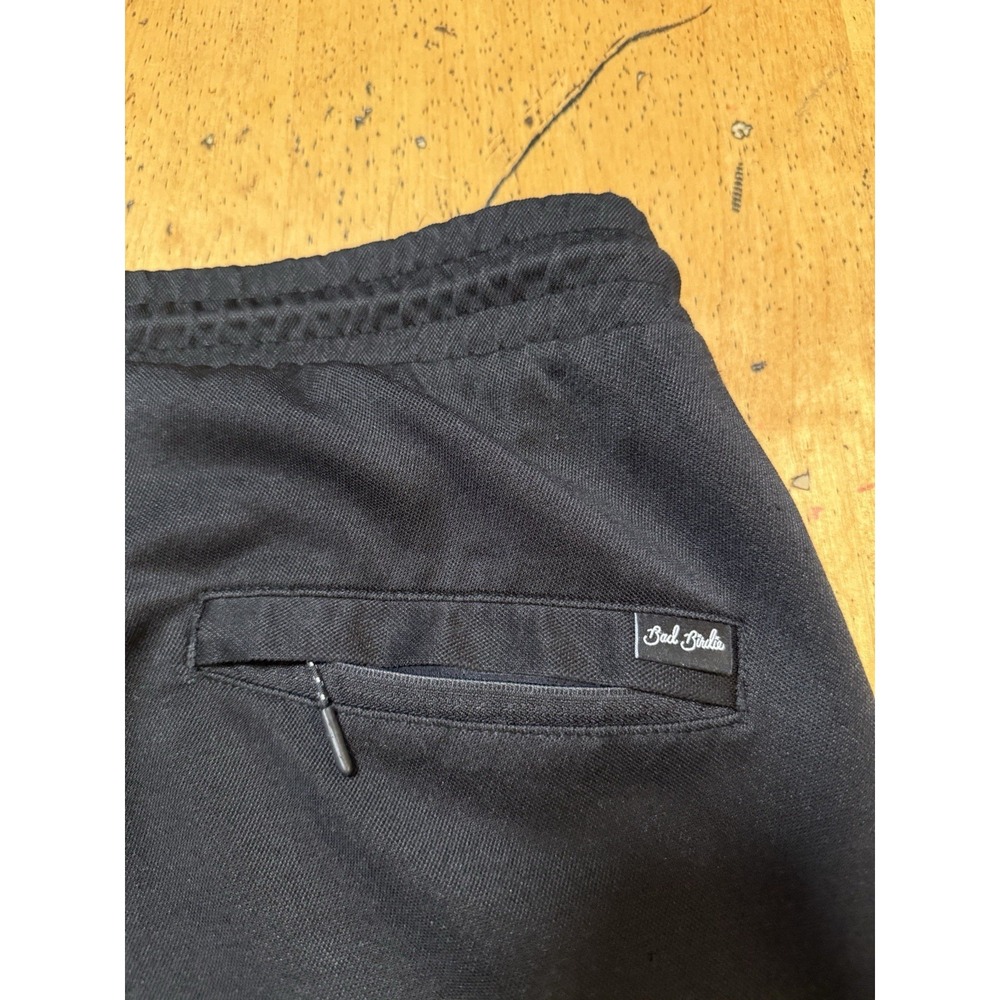 Bad Birdie Pants Jogger Track Sweatpant Mens Xl BlackPerformance Drawstring Golf - Picture 5 of 7
